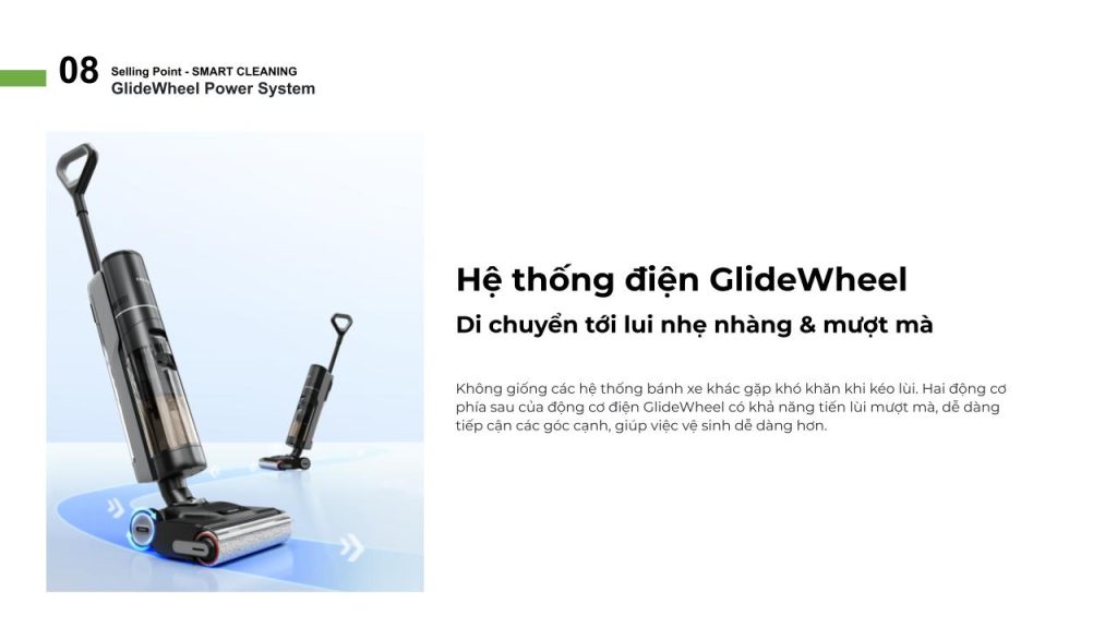 Đặc điểm máy hút bụi lau sàn khô & ướt cầm tay không dây thông minh Dreame H13 Pro
