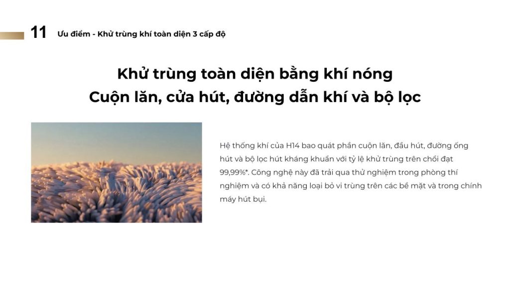 Dreame H14 - Khử trùng toàn diện 