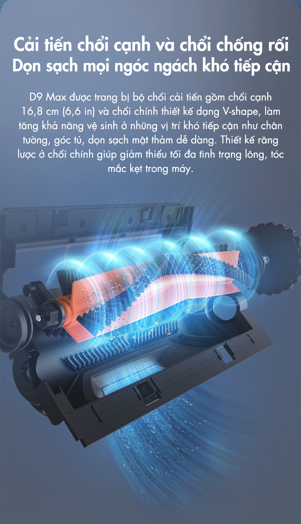 Đặc điểm robot hút bụi lau sàn thông minh Dreame D9 Max