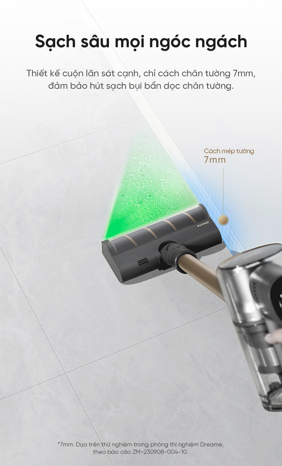 Máy hút bụi cầm tay không dây Dreame V12S - Sạch sâu mọi ngóc ngách