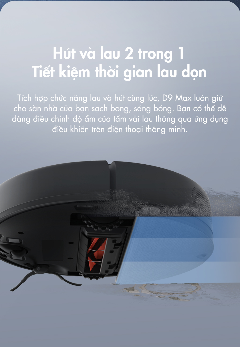 Đặc điểm robot hút bụi lau sàn thông minh Dreame D9 Max