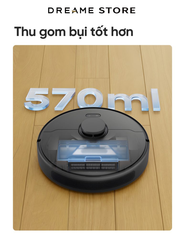 Dreame D9 Max gen 2 hộp bụi 570 ml
