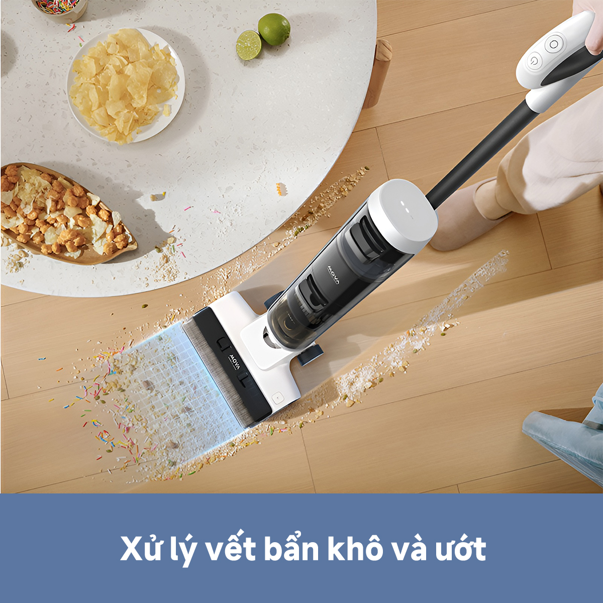 Máy hút bụi lau sàn khô & ướt cầm tay không dây thông minh Mova K20 - Ảnh 10