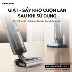 Máy hút bụi lau sàn khô & ướt cầm tay không dây thông minh Dreame H12 Pro - Bản Châu Âu