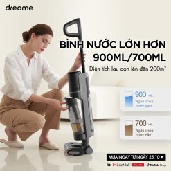 Máy hút bụi lau sàn khô & ướt cầm tay không dây thông minh Dreame H12 Pro - Bản Châu Âu