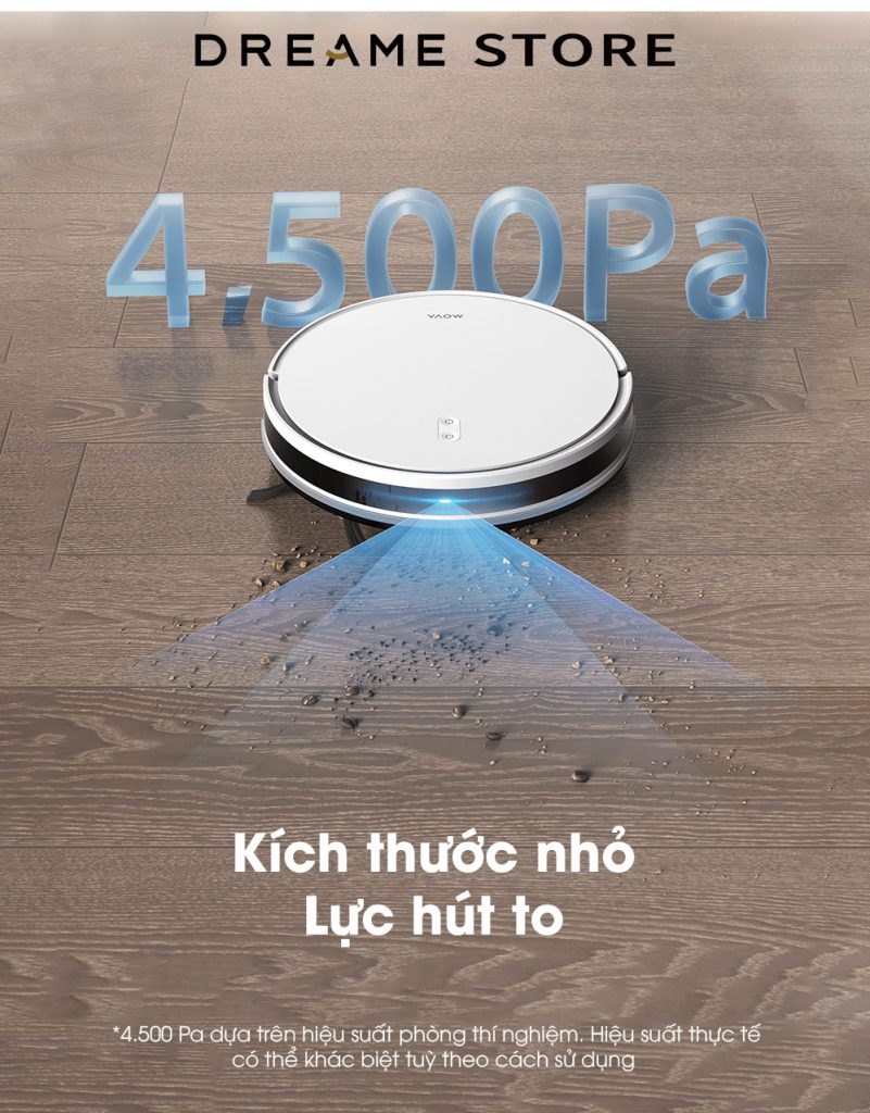 Mova E10 lực hút 4.500 Pa
