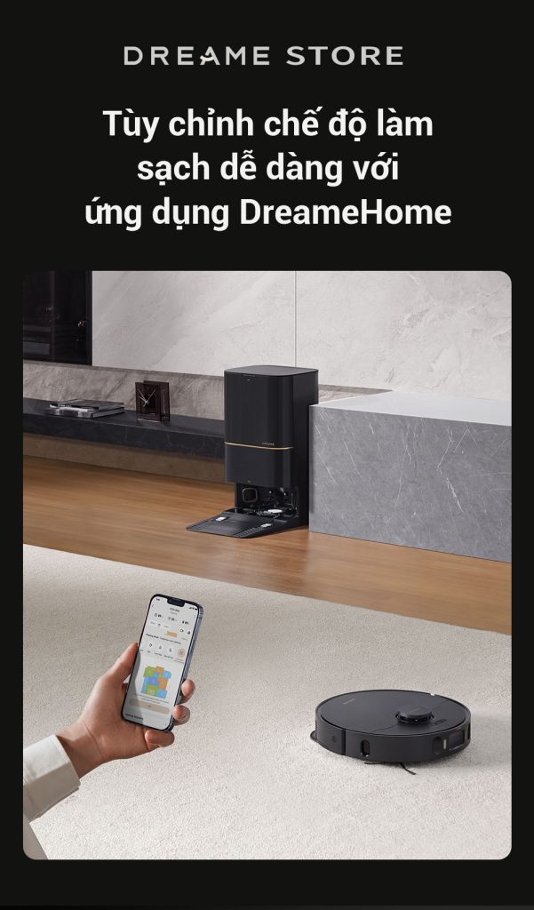 Dreame X30 Ultra ứng dụng dreamehome