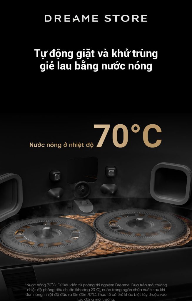 Dreame X40 Master giặt giẻ nước nóng