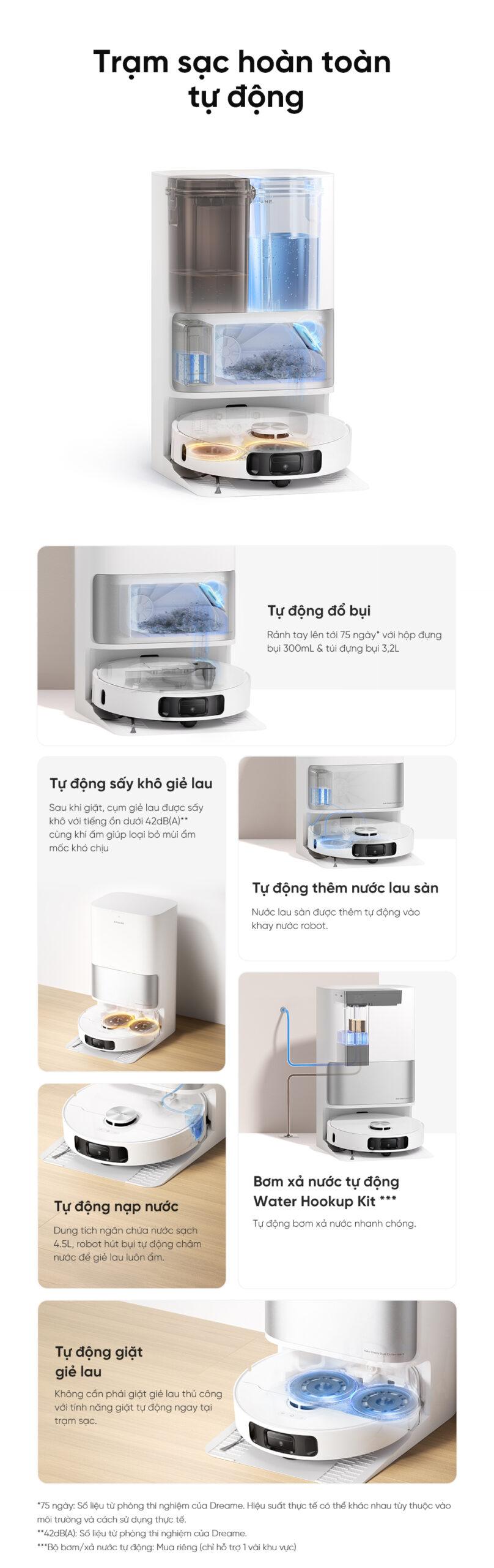 Dreame L10s Ultra Gen 2 - Trạm sạc tự động