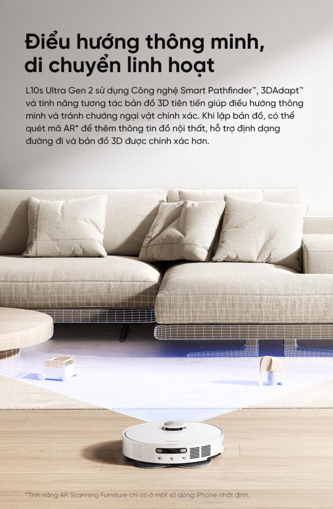 Dreame L10s Ultra Gen 2 - Công nghệ Smart Pathfinder