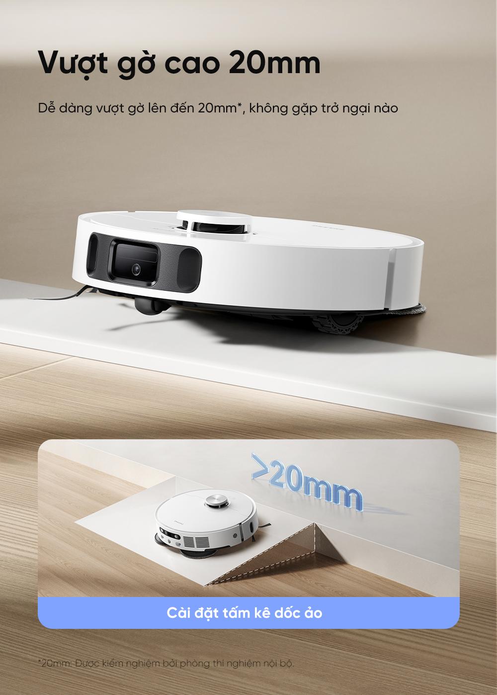 Dreame L10s Ultra Gen 2 - Vượt gờ cao 20mm