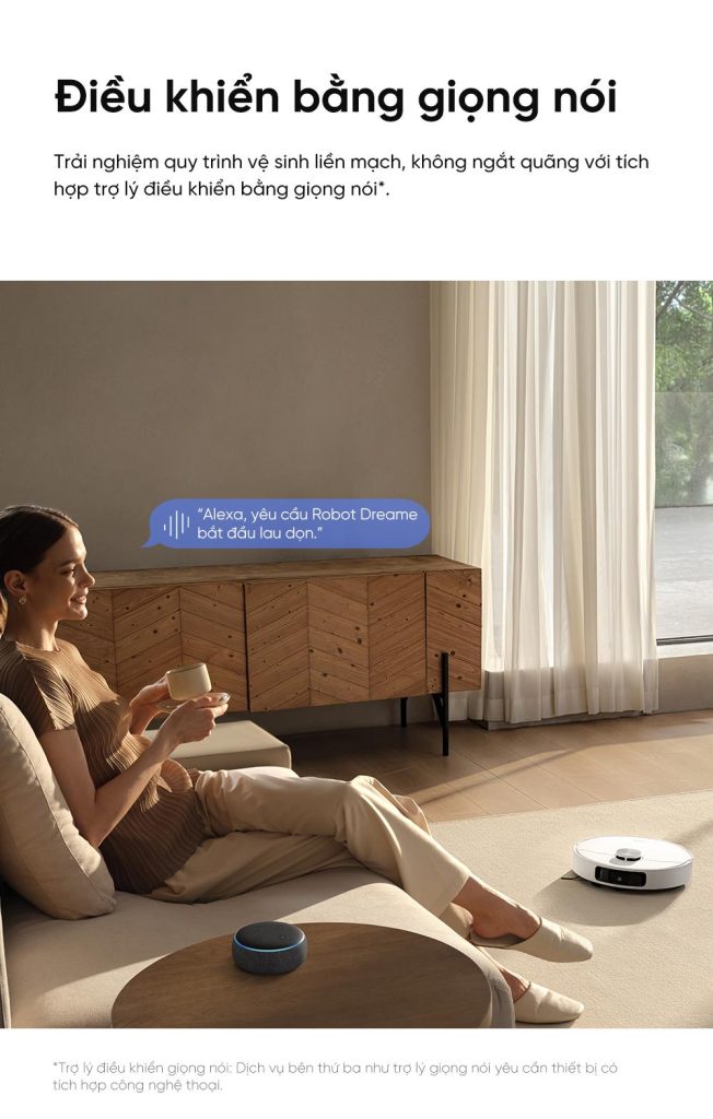 Dreame L10s Ultra Gen 2 - Điều khiển bằng giọng nói
