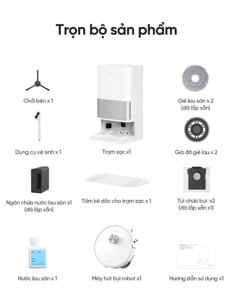 Dreame L10s Ultra Gen 2 - Trọn bộ sản phẩm
