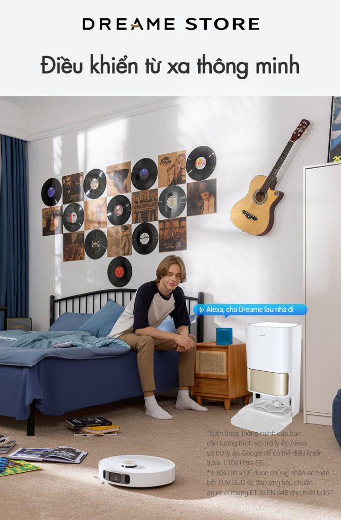 Dreame L10s Ultra SE điểu khiển trợ lý ảo