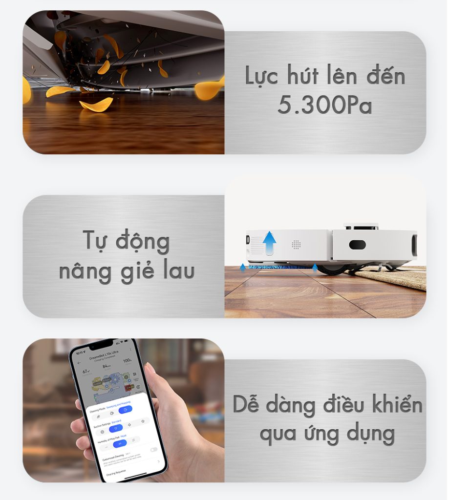 Dreame L10s ultra SE thiết bị lau dọn chuyên nghiệp