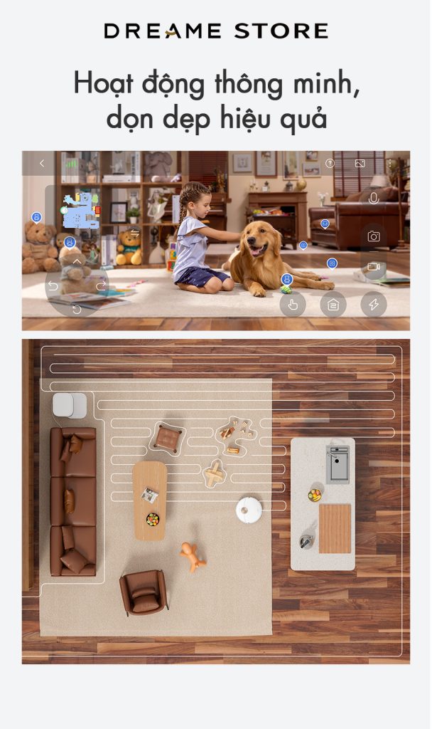 Dreame L10s ultra SE hoạt động thông minh nhờ AI