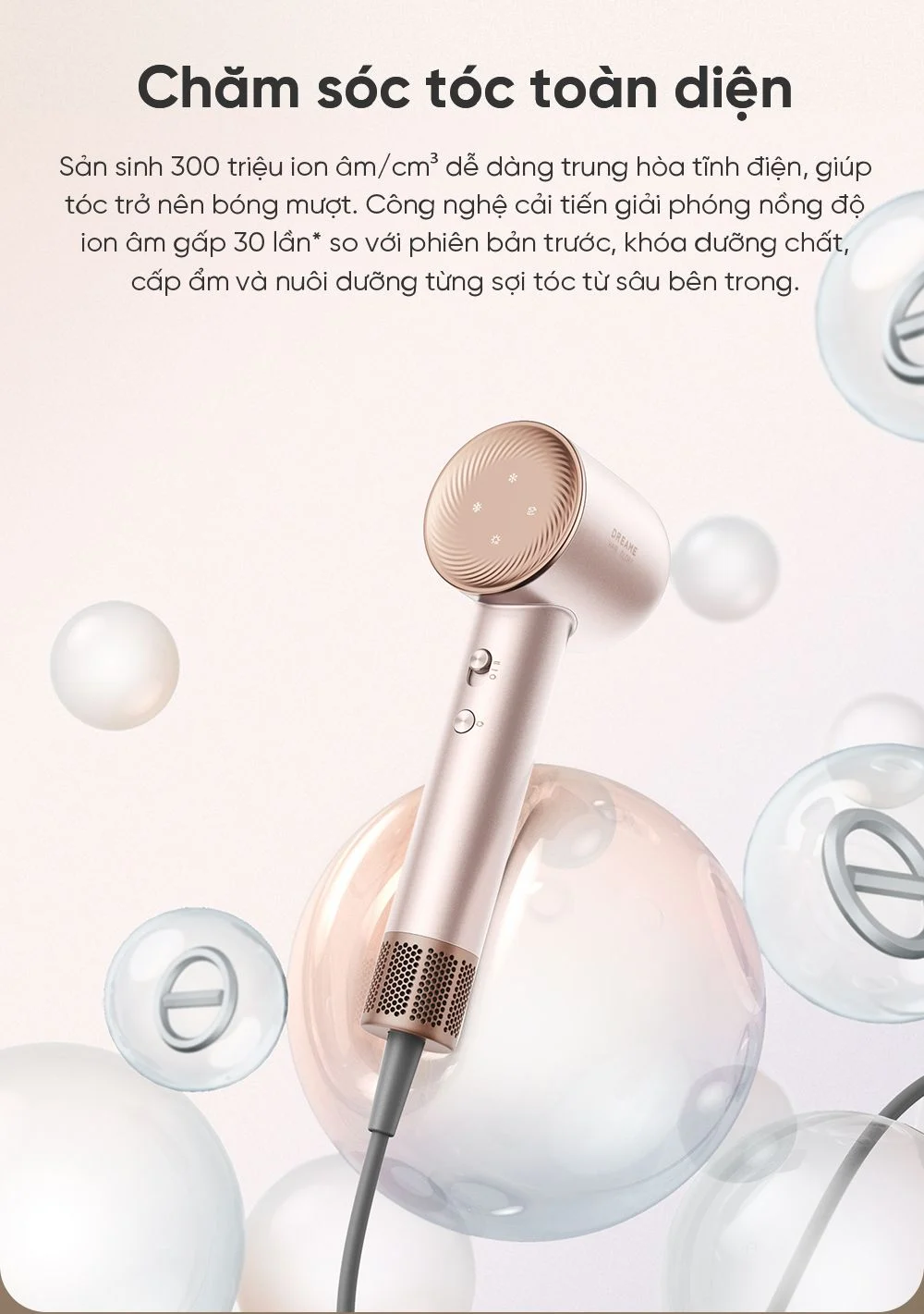 Máy sấy tóc Dreame Hair Glory Pro công nghệ nổi bật