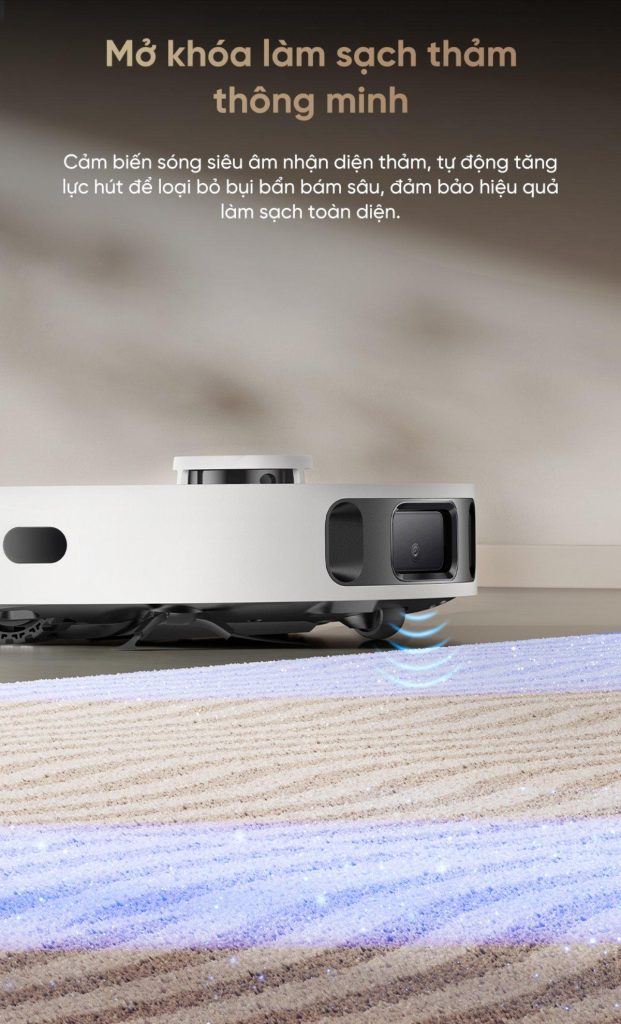 Dreame D20 Ultra - Cảm biến sóng siêu âm