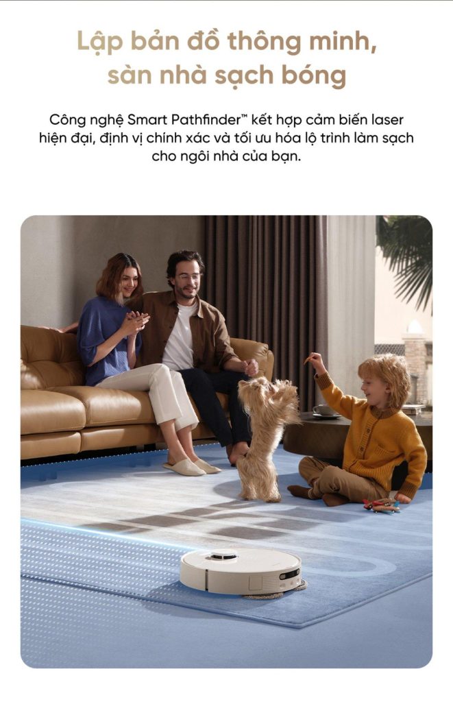 Dreame D20 Ultra - Công nghệ Smart Pathfinder
