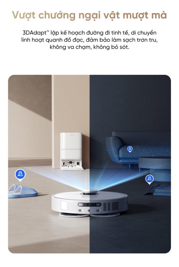 Dreame D20 Ultra - công nghệ 3DAdapt