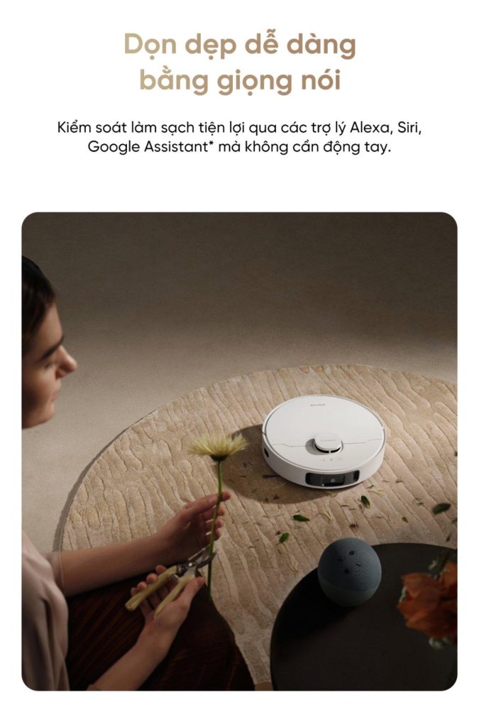 Dreame D20 Ultra - Dọn dẹp dễ dàng bằng giọng nói