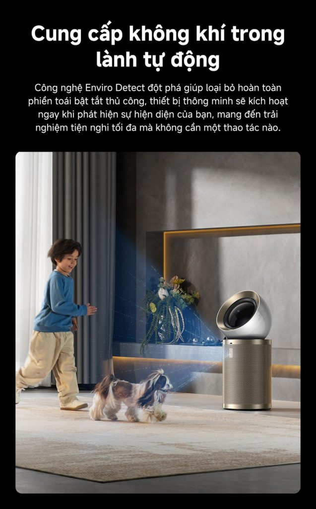 Máy lọc không khí Dreame PM20 - Công nghệ enviro detect