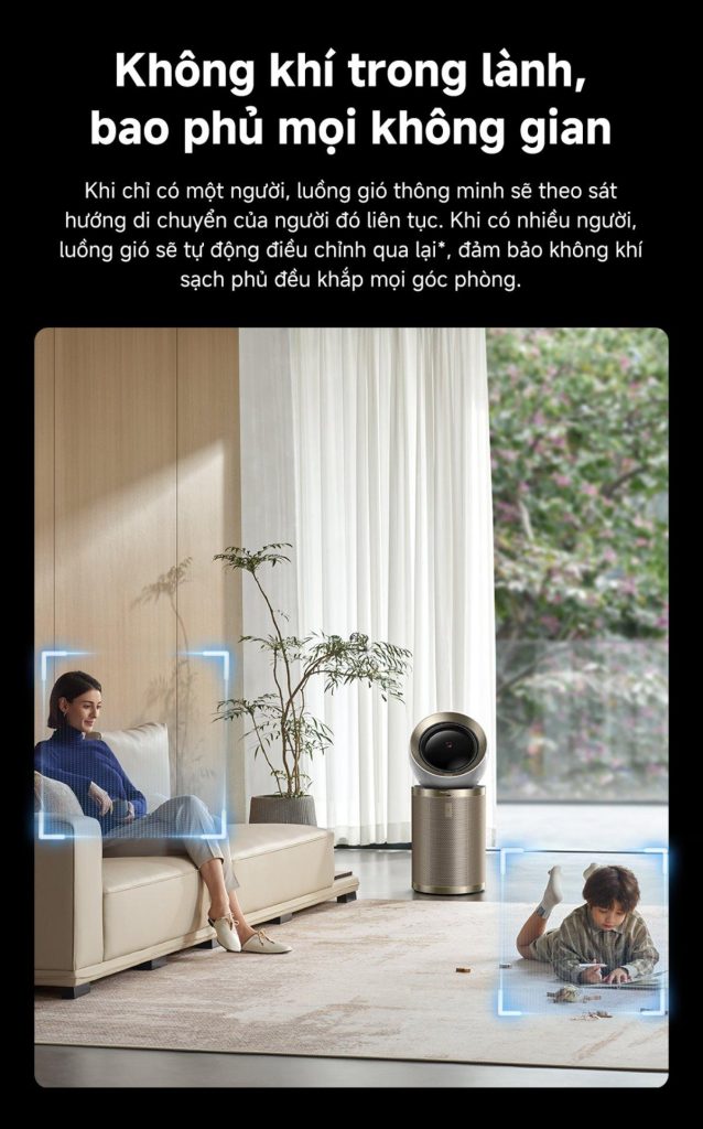 Máy lọc không khí Dreame PM20 - luồng gió thông minh