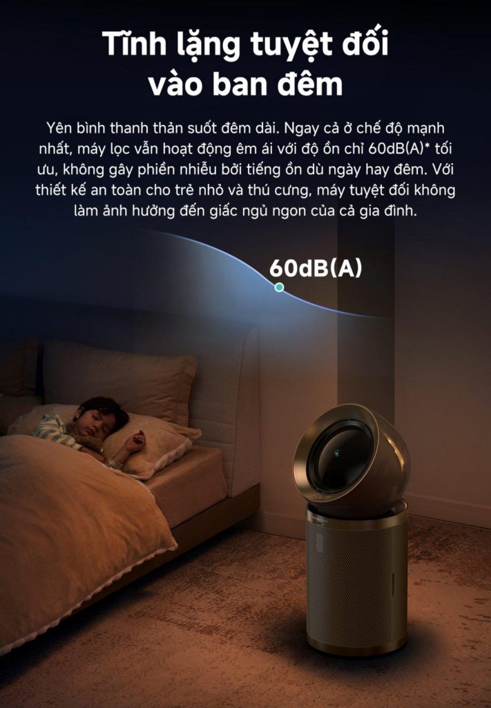 Máy lọc không khí Dreame PM20 - giảm tiếng ồn