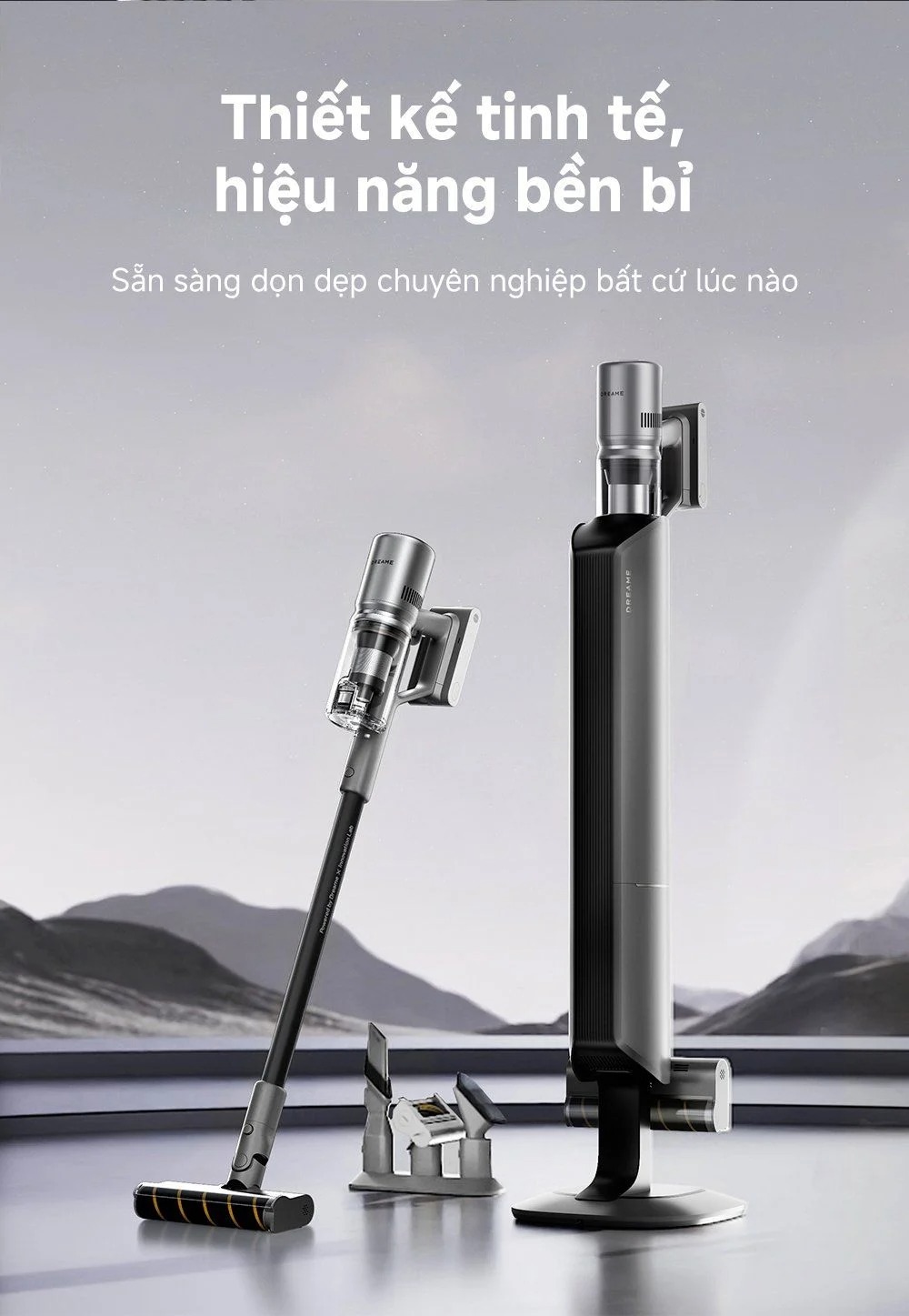 Máy hút bụi cầm tay không dây Dreame Z10S Station