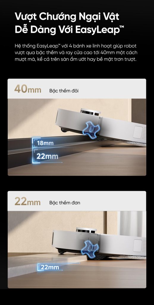 Dreame L40S Ultra 2025 - Vượt chướng ngại