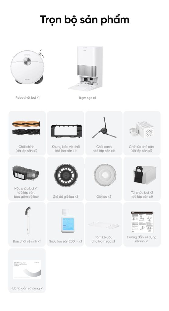 Robot hút bụi lau nhà Dreame L40S Ultra 2025 - Chính Hãng - BH 24 Tháng